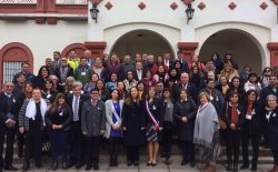 Reunión de profesores rurales.